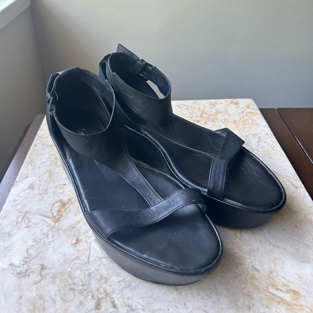 Ann Demeulemeester Platform Sandals